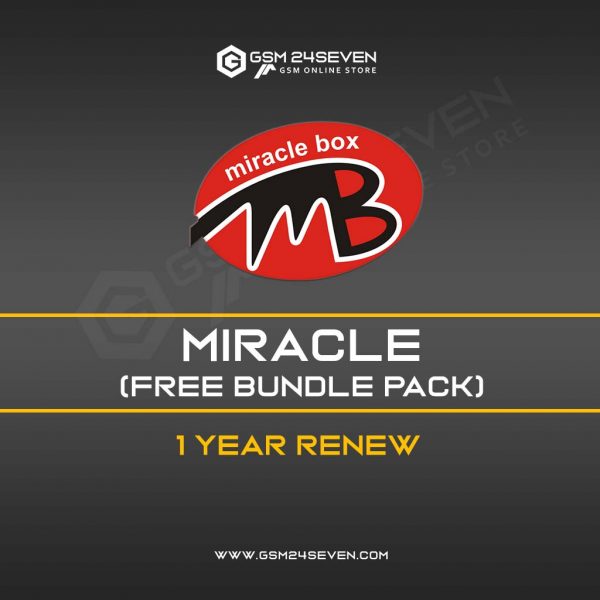 MIRACLE 1 YEAR RENEW (FREE BUNDLE PACK)