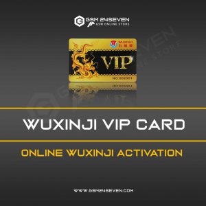 WUXINJI VIP CARD ONLINE WUXINJI ACTIVATION