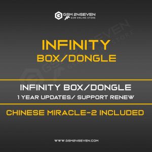 INFINITY BOX/DONGLE 1 YEAR UPDATES/ SUPPORT RENEW, CHINESE MIRACLE-2 INCLUDED