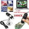 USB MICROSCOPE, 1000X ZOOM 8 LED USB 2.0 DIGITAL MINI MICROSCOPE