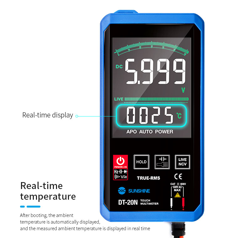 SUNSHINE DT-20N TOUCH MULTIMETER